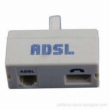 ADSL Modem Splitter with 600 Ohms Impedance, Suitable for Users Close to a Telephone Exchang